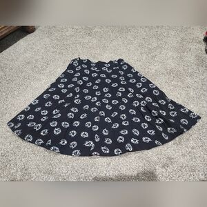 Effie's Heart A-Line Skirt with Artist Pattern Size Medium